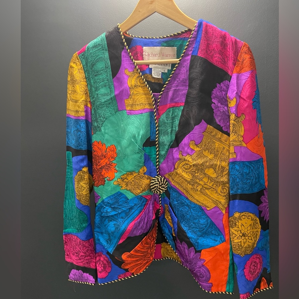 Vintage Richard Warren Silk Jacket